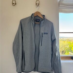Patagonia Heather Gray Fleece Jacket